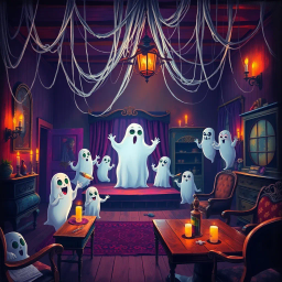 Whose Haunt Is This? - Text-based game