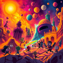 Spectrum Wars: Whose Dimension Is It Anyway? - Text-based game