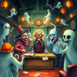 Whose Ghost Is It Anyway? - Text-based game