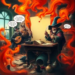 Whose Scribe Is It Anyway? - Text-based game