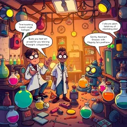 Whose Lab Is It Anyway? - Text-based game
