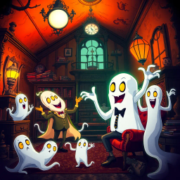 Hello, Whose Ghost Is It Anyway? - Text-based game
