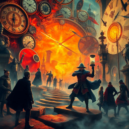 Chrono-Cascade: Whose Time Is It Anyway? - Text-based game