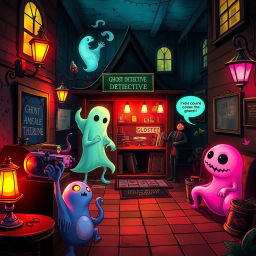 Whose Ghost Is It Anyway? - Text-based game