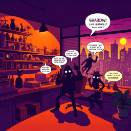 Whose Shadow Is It Anyway? - Text-based game