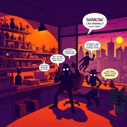 Whose Shadow Is It Anyway? - Text-based game