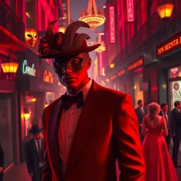 Whose Mask Is It Anyway? - Text-based game