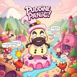 Pudding Panic! - Text-based game