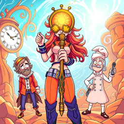 Chrono-Capers: Whose Time Is It Anyway? - Text-based game