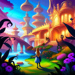 Alice's Wonderland Adventure - Text-based game