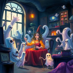 Whose Ghost Is It Anyway? - Text-based game