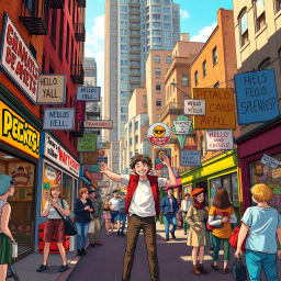 Whose Hellos Are These, Anyway? - Text-based game