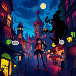 Whose Shadow Is It Anyway? - Text-based game