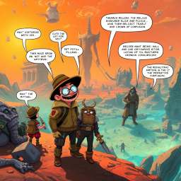 Relic Rumble: Whose Is It Anyway? - Text-based game