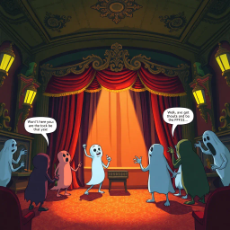 Hello, Whose Ghost Is It Anyway? - Text-based game
