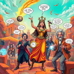 ChronoClash: Whose Time Is It Anyway? - Text-based game