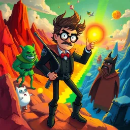 Spectrum Wars: Whose Dimension Is It Anyway? - Text-based game