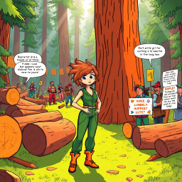 Log Jammed: The Ultimate Wood-Off - Text-based game