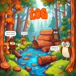 Log Jam: Whose Logs Are These, Anyway? - Text-based game