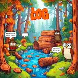 Log Jam: Whose Logs Are These, Anyway? - Text-based game