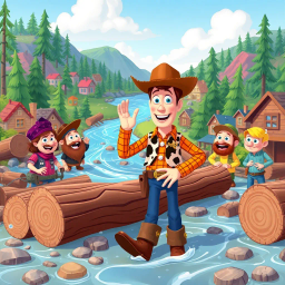 Log Jam Medley - Text-based game