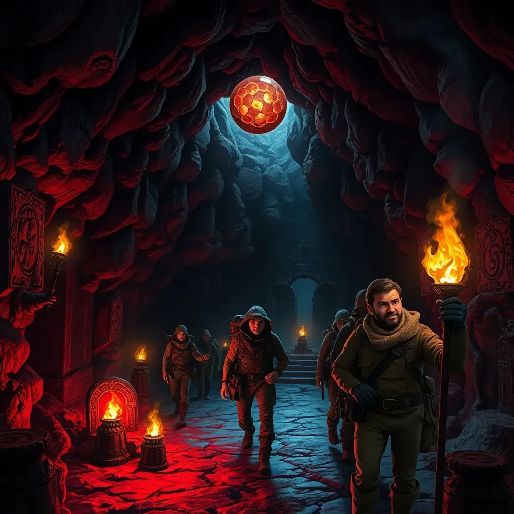 Crimson Caverns: The Curse of Emberstone