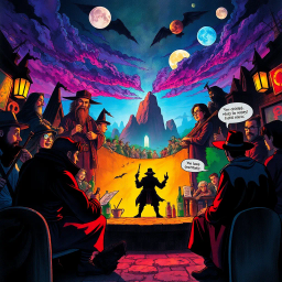 Metamayhem: Whose Adventure Is It Anyway? - Text-based game