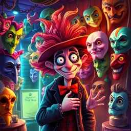 Whose Mask Is It Anyway? - Text-based game