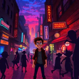 Whose Shadow Is It Anyway? - Text-based game