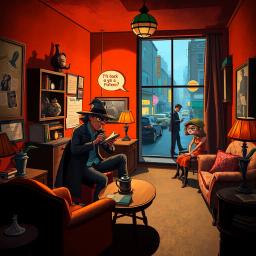 Whose Shadow Is It Anyway? - Text-based game