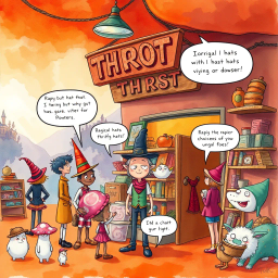 Whose Hat Is It Anyway? - Text-based game
