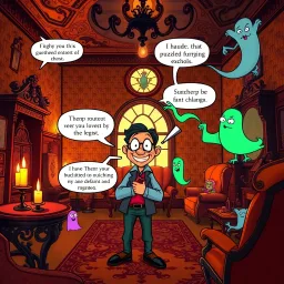 Whose Haunt is This? - Text-based game