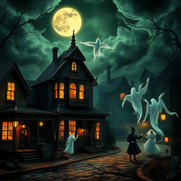 Whose Haunt Is This? - Text-based game