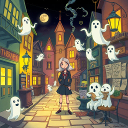 Whose Ghost Is It Anyway? - Text-based game