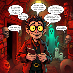 Whose Ghost Is It Anyway? - Text-based game