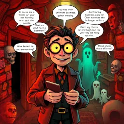 Whose Ghost Is It Anyway? - Text-based game