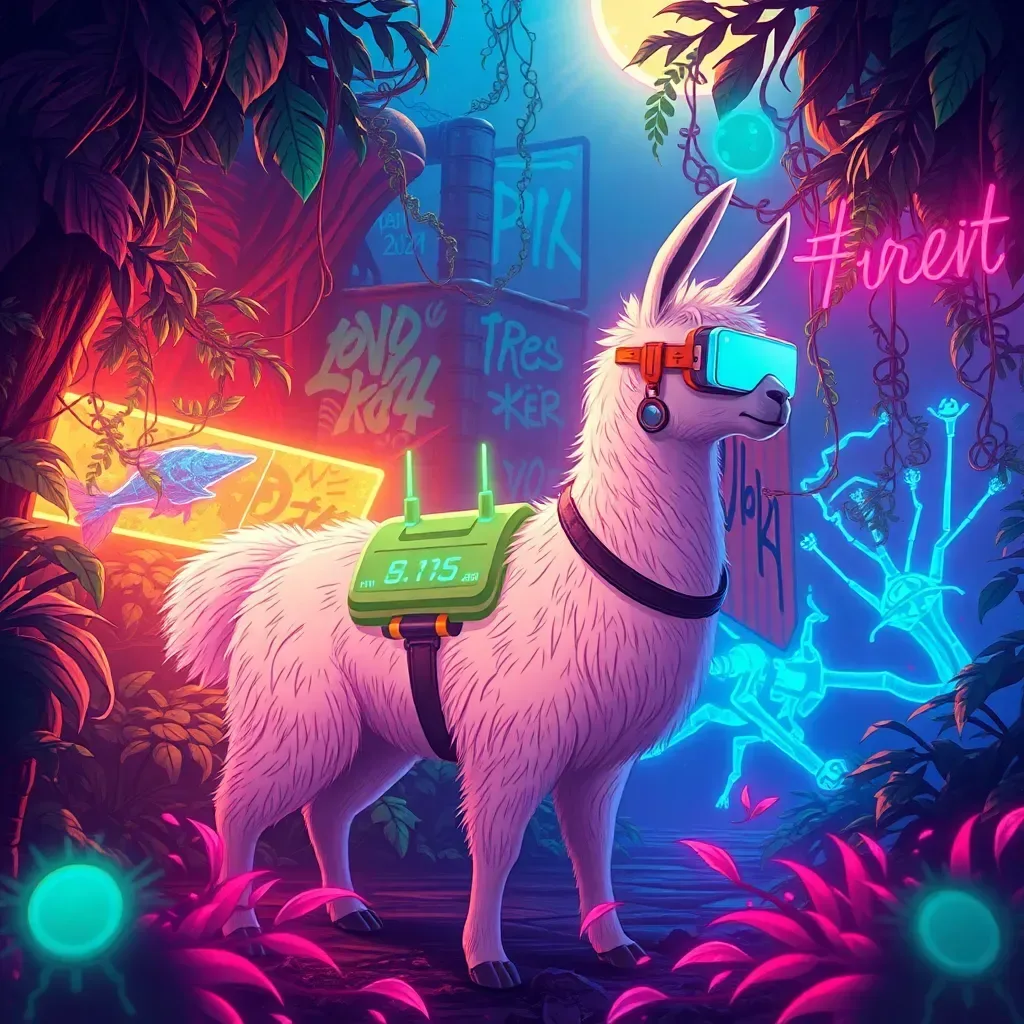 Llama's Escape from Techno Jungle