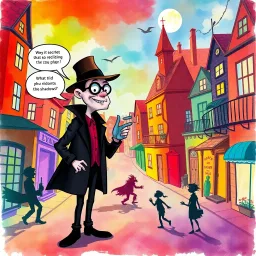 Whose Shadow is it Anyway? - Text-based game