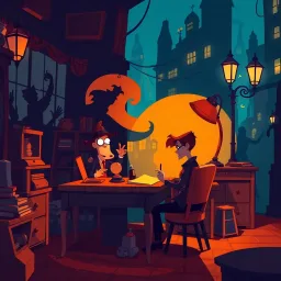 Whose Shadow is it Anyway? - Text-based game