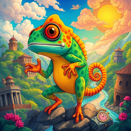 ChronoChameleon: Whose Time Is It Anyway? - Text-based game