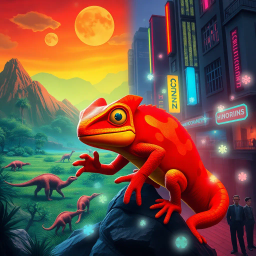 ChronoChameleon: Whose Time Is It Anyway? - Text-based game
