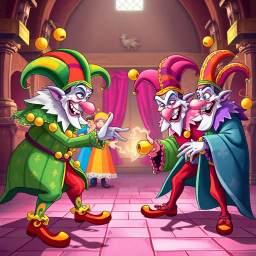 Jester's Duel: Last Laugh Standing - Text-based game
