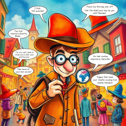 Whose Hat Is It Anyway? - Text-based game