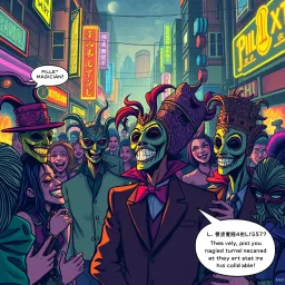 Whose Mask Is It Anyway? - Text-based game