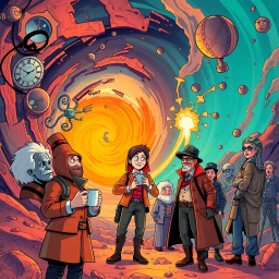 Chronovortex: Whose Time is it Anyway? - Text-based game