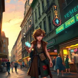 Chronovortex: Whose Time Is It Anyway? - Text-based game