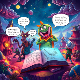 Questonomicon: Whose Quest Is It Anyway? - Text-based game