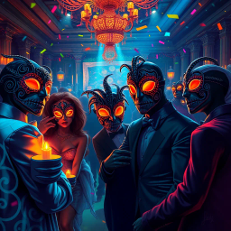 Whose Mask Is It Anyway? - Text-based game