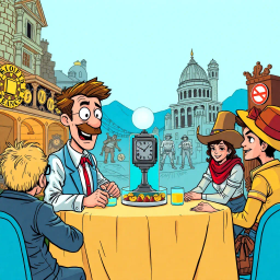 Chrono-Capers: Whose Time Is It Anyway? - Text-based game