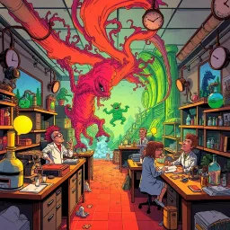 Whose Lab is it Anyway? - Text-based game